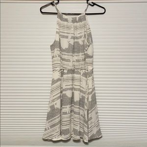 Size Medium white and black mini dress